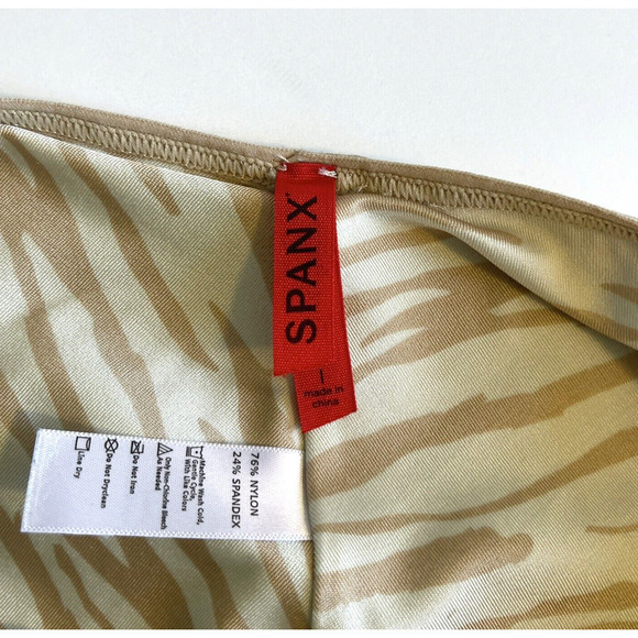 Spanx Simplicity Shapewear Shorts Womens Size L Tan Nude High Waist - Picture 3 of 7